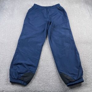 Vintage Columbia Pants Mens Large Blue Lined Windbreaker Jogger Pull On Outdoors